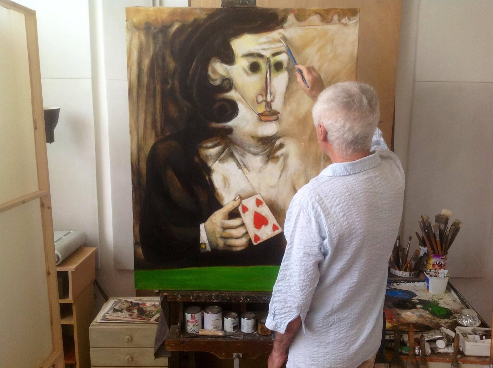 Joel Kass at his Studio