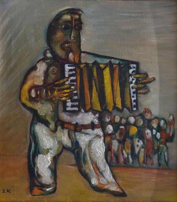 The Accordion Player 65 X 60